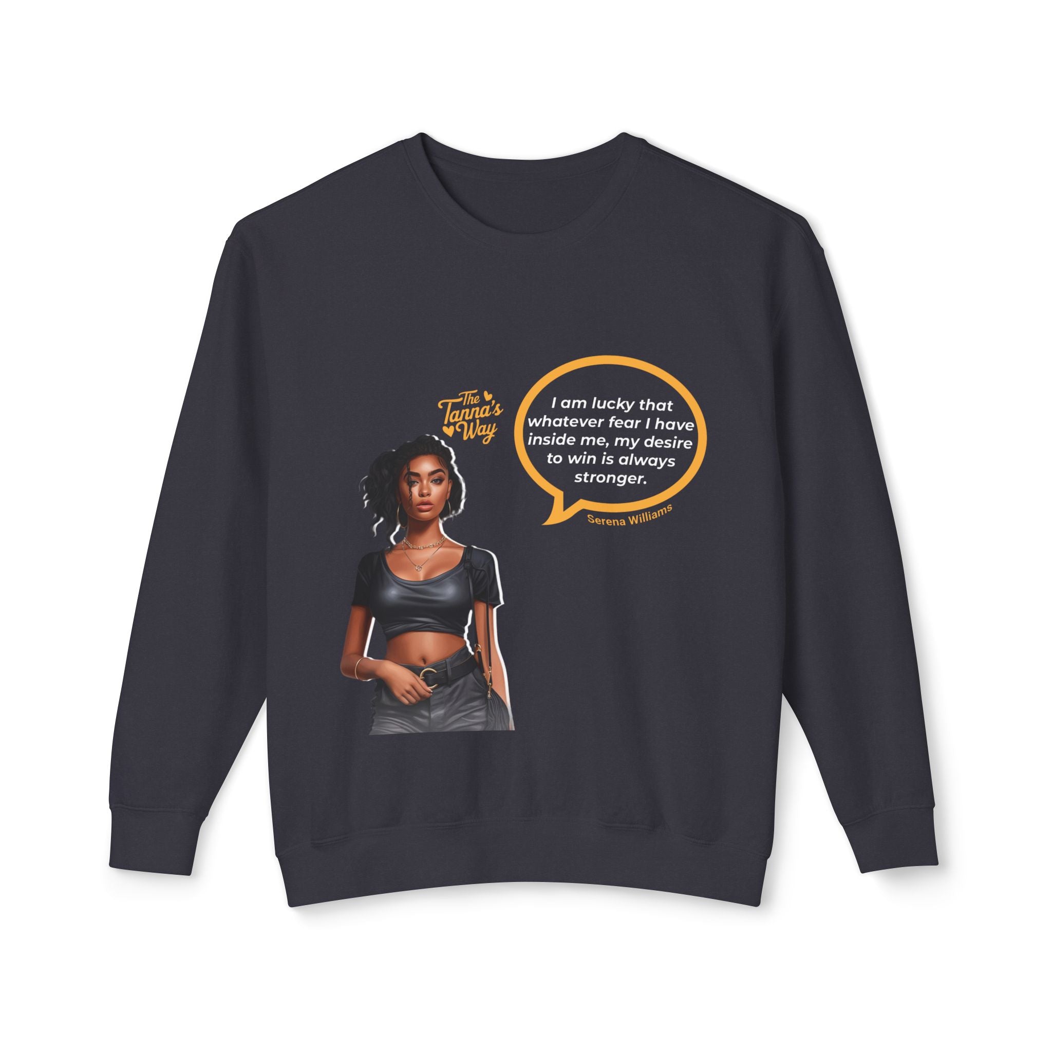 Serena Williams | Unisex Lightweight Crewneck Sweatshirt